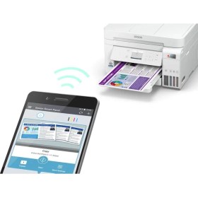 Resim Epson Kablosuz Renkli Tanklı Yazıcı Dubleks Baskı ve Tarama Otomatik Belge Besleyici Wi-Fi Direct Ethernet Airprint Destekli Yüksek Hızlı Ekonomik Yazıcı 