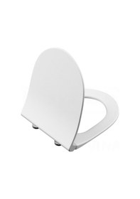 Resim 120-401-009 VitrA Sento Slim Klozet Kapağı Mat Beyaz Yavaş Kapanır Diğer 