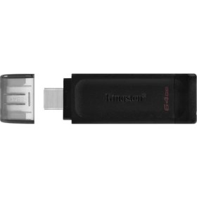 Resim Kingston Dt70 64Gb Usb-C 3.2 Gen 1 Type-C Flash Bellek 