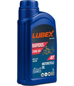 Resim Lubex Rapidus 20W-50 1 L 4 Zamanlı Motosiklet Yağı 