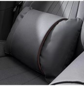 Resim Xuweiwei Lüks Oto Aksesuarları Sıfır Basınç Tasarım Nappa Yüzeyli Bel Ve Baş Yastığı Siyah 