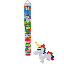 Resim Plus-Plus Unicorn 100 Parça Tüp Blok Oyuncak 