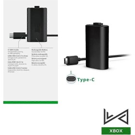 Resim Xbox Series S-X Gamepad Batarya + Şarj Kablolu Set 