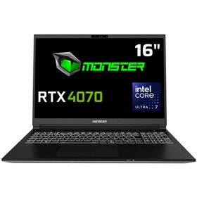 Resim Monster Tulpar T6 V2.1 Core Ultra 7 155H 16 GB RAM 500 GB SSD 8 GB RTX 4070 FreeDOS 16" WQXGA 240 Hz Taşınabilir Bilgisayar 