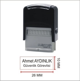 Resim Sırdaş Isim Ünvan Kaşesi - Yazısı Dahil 