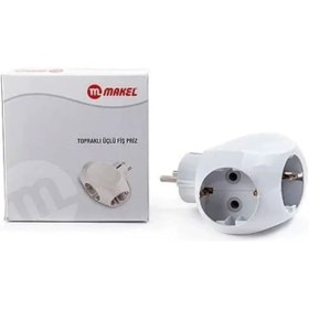 Resim MAKEL 3 LÜ GOLYAT PRİZ 