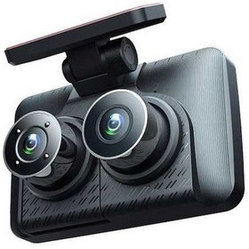 Resim Createtech Araba Kamera Aksesuarları 1080p Hd 3 Ekranlı Sürüş Kaydedici 