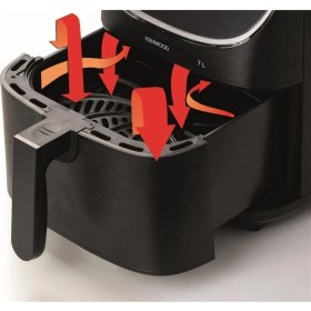 Resim Kenwood Air Fryer Xxxl HFP80.000BK 7 Lt Yağsız Fritöz 