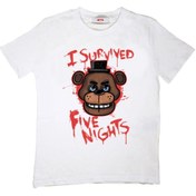 Resim TakeTshirt Five Nights At Freddy's Uzun Kol Çocuk Tişört Fnaf 