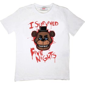 Resim TakeTshirt Five Nights At Freddy's Uzun Kol Çocuk Tişört Fnaf 