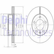 Resim Delphi Bg4328 Fren Diski On Havali (RENAULT: MASTER İII 10-) 4020600q0g (WA483937) (FİYAT:2 ADET İÇİNDİR) 