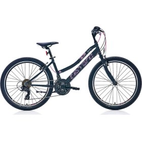 Resim Carraro Speed 242 V 24 Jant 360H 24 Jant Bayan Bisikleti Siyah-Pembe 