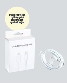 Resim Gld-spt- İphone İpad Airpods Uyumlu 30w Type-c To Lightning Kablo 