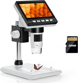 Resim Elikliv EDM43 4.3" LCD Dijital Mikroskop 1000x - Beyaz 