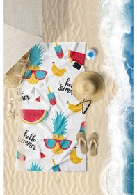 Resim Summer Fruity Dijital Baskılı 70X150 CM Plaj Havlusu 