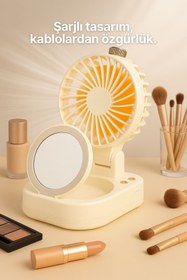 Resim Kitchen Time Yenilenmiş 3'ü 1 Arada Nemlendirici Vantilatör,buzlu Klima ,gece Lambası Ve Soğuk Buz Masa Tipi Fan 