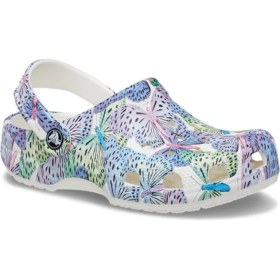 Resim Crocs Classic Butterfly Clog Kız Çocuk Terlik Renkli Silikon/Plastik Malzemeden Rahat Kullanım 