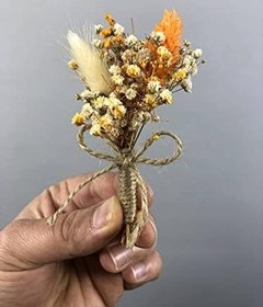 Resim Turuncu Otlu Damat Yaka Çiçeği 10 Adet 