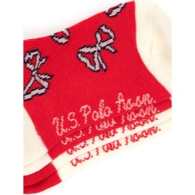 Resim U.s. Polo Assn. Kız Çocuk Kırmızı Çorap (Soket) 50318083-VR030 