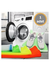 Resim Ayakkabı Yıkama Filesi Fermuarlı 1 Beyaz 