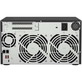 Resim Qnap Ts-873au-rp-4gb Ram 8 Hdd Yuvalı Siyah Rack Nas Çoklu Depolama Ünitesi 