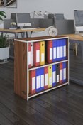 Resim Kenzlife Klasörlük Raflı Burutay Cvz 70*80*30 Kitaplık Ofis Arkalıksız 
