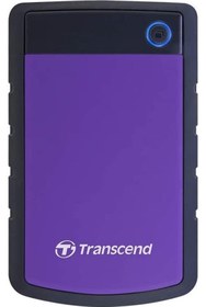 Resim Transcend 25h3 Storejet 2tb Usb 3.0 2.5'' Taşınabilir Hdd Mor 