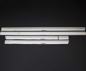 Resim OMSA VW T5 Transporter Krom Yan Kapı Çıtası Tek Sürgü 5 Parça (Kısa Şasi) 2003-2023 Arası 