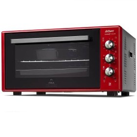 Resim AR2034 Cookart Color 50 L Çift Camlı Fırın - Nar 