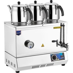 Resim Remta 55 Model Üç Demlikli Elektrikli Pleytsiz 33 Lt Çay Ocağı EP03 + 3 Adet 