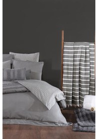 Resim Lipa Lüks Comforter 13 Parça Çeyiz Seti Gri Gri 