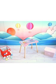 Resim Popcorn Kids Balon Kız Aktivite Masası (2-5 YAŞ) 