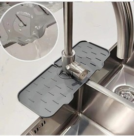 Resim Su Tutucu Musluk Matı -mutfak Ve Banyo Için Koruyucu Lavabo, Musl 