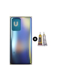 Resim Xiaomi Mi 11t Pro Uyumlu Arka Pil Kapağı Mavi + B7000 Çok Renkli 