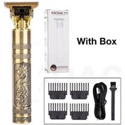 Resim Vintage T9 Dragon Profesyonel Şarjlı Çok Fonksiyonlu Tıraş Makinesi 