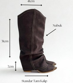 Resim inizio Kahverengi Kreck Western Çizme GD301 