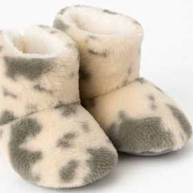 Resim Çocuk Ve Bebek Panduf, Kışlık Peluş Bot, Yumuşak, Sıcak Tutan, Kaymaz Tabanlı Ev İçi Patik, Ev Botu Haki 