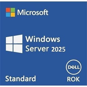Resim Dell ROK Windows Server 2025 Standart W2K25STD-ROK 634-CVFM Dijital Yazılım Paketi 