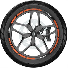Resim KTM Jant Şeridi - Sarı / Beyaz / 14-15" 