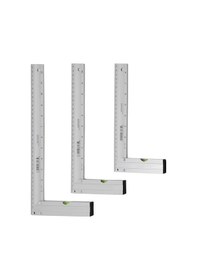 Resim Venoa Master Alüminyum Marangoz Gönye Cetvel Su Terazili 500 Mm 