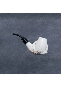 Resim Yunar Asvorel 9mm. Filtreli Akrilik Saplı Lületaşı Pipo 14252m 