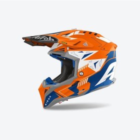 Resim Airoh Aviator 3 Spin Motosiklet Kaskı Turuncu 