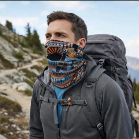 Resim Colizon Unisex Motosiklet Maskesi Bandana - Uv Korumalı Termal Outdoor Boyunluk-Buff 