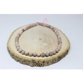 Resim Rodokrozit Taşı Dizi 8Mm 