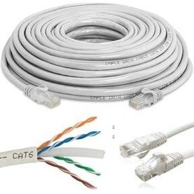 Resim Seyidoğlu Cat6 Patch Ethernet Internet Kablosu 15 Metre 
