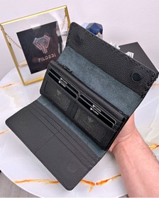 Resim Fil Deri Hakiki Deri Telefon Bölmeli Saraciye Dikişi Siyah Renk 2022 