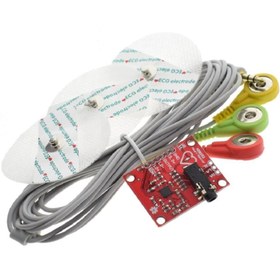 Resim Genel Markalar Ad8232 Ekg Kalp Atışı Izleme Sensör Modülü Seti - Nabız Sensörü 