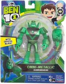 Resim Ben 10 Aksiyon Figürleri Metalik Tema Diamond Head Ben61000 