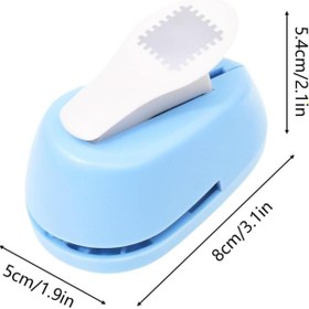Resim OFİSİNN Pul Şekilli Kare Delgeç Tasarım Scrapbooking Malzemesi 2x1,8 cm 