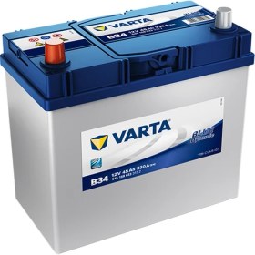 Resim Varta B34 12V 45 Ah 330A Blue Dynamic Akü (Üretim Yılı: 2024) 